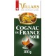 VILLARS Tablette de Chocolat noir Cognac boisé de France