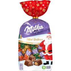 MILKA Assortiment de Chocolats Amandes, Noisettes Mini Délices
