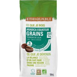 ETHIQUABLE CAFE GRAINS EQUATEUR 1Kg