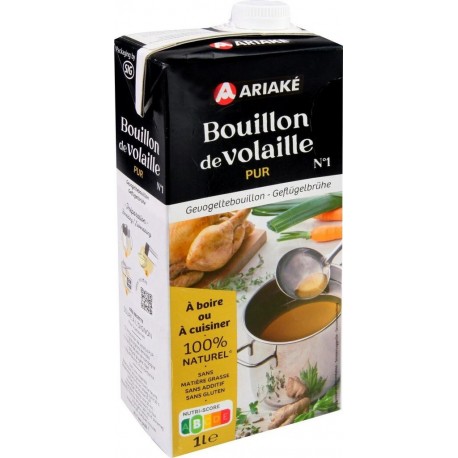 Ariaké BOUILLON VOLAILLE PUR 1L