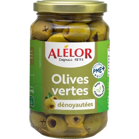 ALELOR Olives vertes dénoyautées