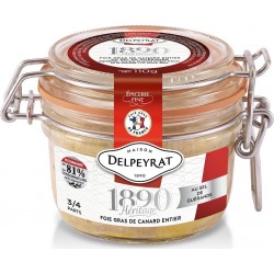 DELPEYRAT Foie gras de canard entier sel de Guérande