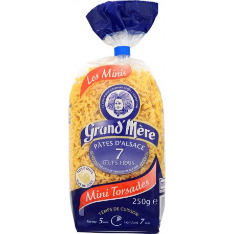 GRAND'MERE Pâtes mini torsades