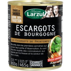 LARZUL Escargots de Bourgogne 465g net 800g