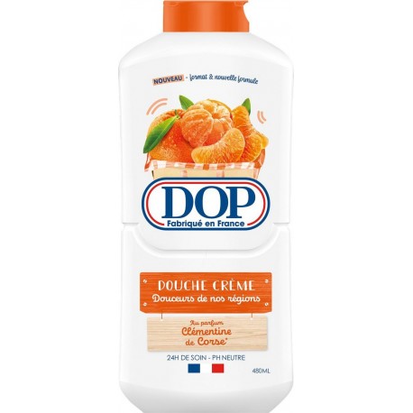 DOP Douche Crème Douceurs de Nos Régions pH Neutre Sans Savon Sans Colorant Clémentine de Corse