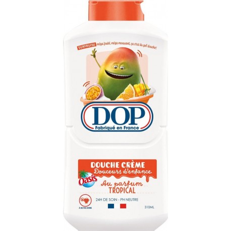 DOP Douche Crème Enfant pH Neutre Tropical Sans Savon Sans Colorant Douceurs D'enfance