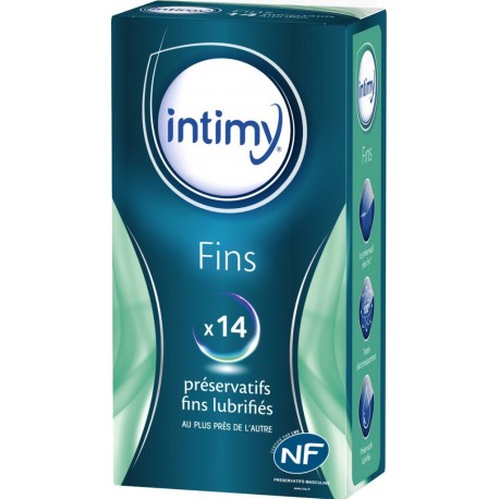 INTIMY Préservatifs Fins Lubrifiés