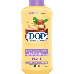 DOP Shampoing Nourrissant 2En1 pour Cheveux bouclés à frisés Karité Sans Silicone