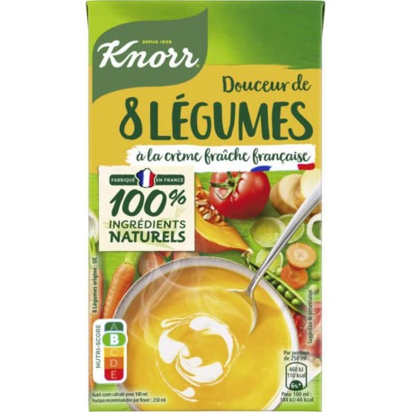 KNORR 8 LEGUMES CREME FRAICHE FRANCAISE 1L