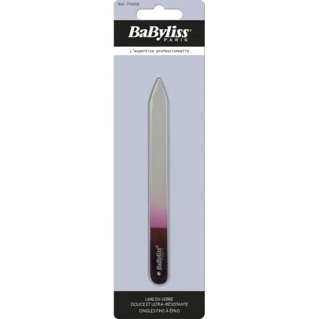 BABYLISS Lime Ongles en Verre Douce Ultra-Résistante