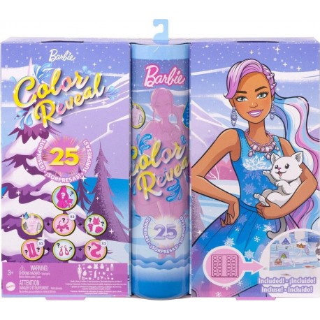 BARBIE Calendrier de l'avent Color reveal l'unité