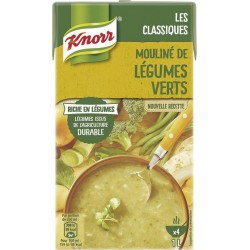 Knorr Les Classiques Mouliné de Légumes Verts 1L (lot de 4)