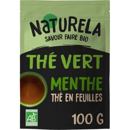 Naturela Thé vert menthe Marocain Bio 100g