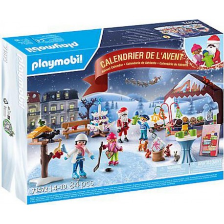 Playmobil 71472 Calendrier de l'Avent Marché de Noël - Marché de Noël