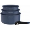 ARTHUR MARTIN Casserole Set de 3 casseroles 16-18-20cm poignée