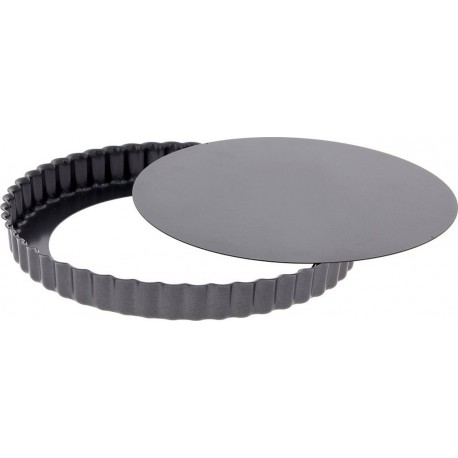 DE BUYER Moule à tarte rond cannele amovible 4706.24