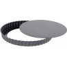 DE BUYER Moule à tarte rond cannele amovible 4706.24