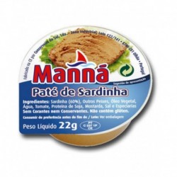 Manna Paté De Sardines 4x22g (lot de 12)