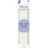 GLAMOUR PARIS Limes à Ongles Emeri Larges Grains Epais pack de 8