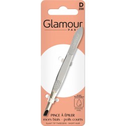 GLAMOUR PARIS Pince à épiler Acier Inoxydable Mors Biais Poils Courts la pince à épiler