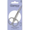 GLAMOUR PARIS Ciseaux à Cuticules Acier Inoxydable Bouts Droits