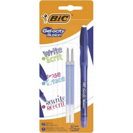 BIC ROLL GELOCITY ILL BL 1+2RE