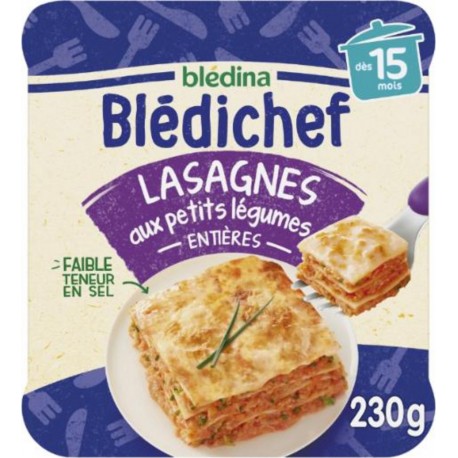 BLEDINA LASAGNES aux PETITS LEGUMES 230g