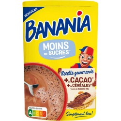 BANANIA POUDRE MOINS DE SUCRE 750g
