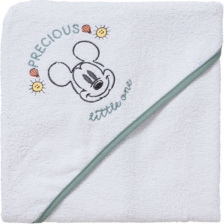 Morning Cape De Bain Bébé Naissance 75x75 Cm Coton Mickey Good
