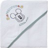 Morning Cape De Bain Bébé Naissance 75x75 Cm Coton Mickey Good