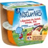 NATURNES Plat bébé légumes du soleil dinde riz les 2 pots de 190g