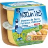 NATURNES Plat bébé pommes de terre, poireaux, cabillaud les 2 pots de 190g