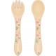 Silicone Set Fourchette Et Cuillère En , Animaux, Sassi Junior