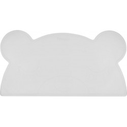 Silicone Kindsgut Set De Table En Forme D’ours En Gris Clair