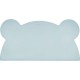 Silicone Kindsgut Set De Table En Forme D’ours En Aquamarin