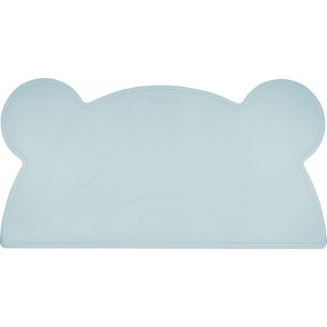 Silicone Kindsgut Set De Table En Forme D’ours En Aquamarin