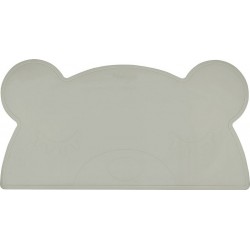 Silicone Kindsgut Set De Table En Forme D’ours En Gris Foncé