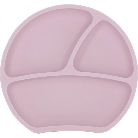 Silicone Kindsgut Assiette Ventouse En Rose