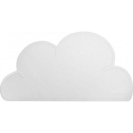 Silicone Kindsgut Set De Table En Forme De Nuage En Gris Clair