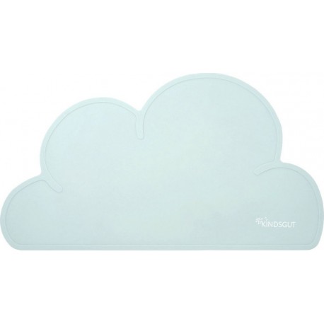 Silicone Kindsgut Set De Table En Forme De Nuage En Aquamarin