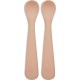 Silicone Cuillère Souple Rose Pale (2pcs)
