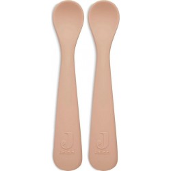 Silicone Cuillère Souple Rose Pale (2pcs)