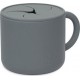 Silicone Gobelet À Goûter Avec Couvercle Gris Tempête