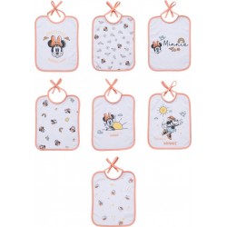 Morning Bavoir Bébé Naissance 20x25 Cm Coton Minnie Good