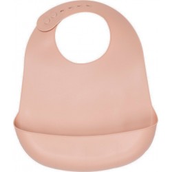 Silicone Bavoir Rose