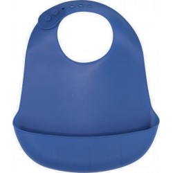 Silicone Bavoir Bleu Nuit