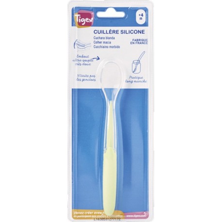 TIGEX Cuillère silicone 4 mois et plus la cuillère