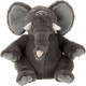 PARIS PRIX Peluche Éléphant trompe 30cm Gris
