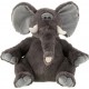 PARIS PRIX Peluche Éléphant trompe 40cm Gris