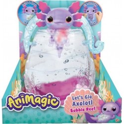 GOLIATH Peluche Interactive Animagic Axolotl Aquarium